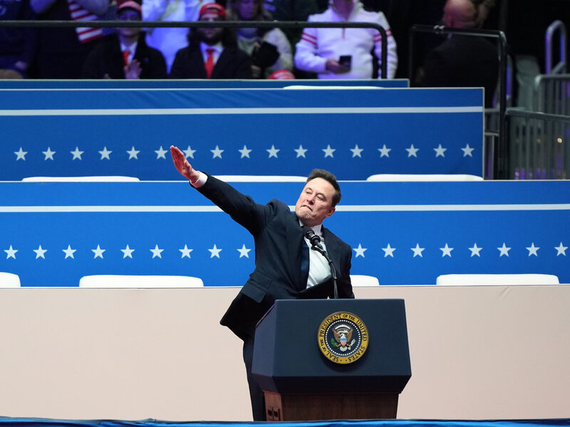 Elon Musk Ignites Online Speculation Over the Meaning of a Hand Gesture - The New York Times