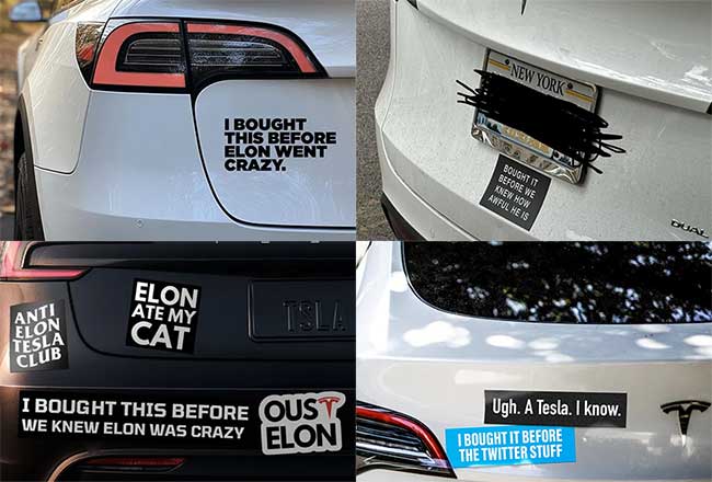 Musk, Trump and Tesla sticker rebellion - International - World - Ahram Online