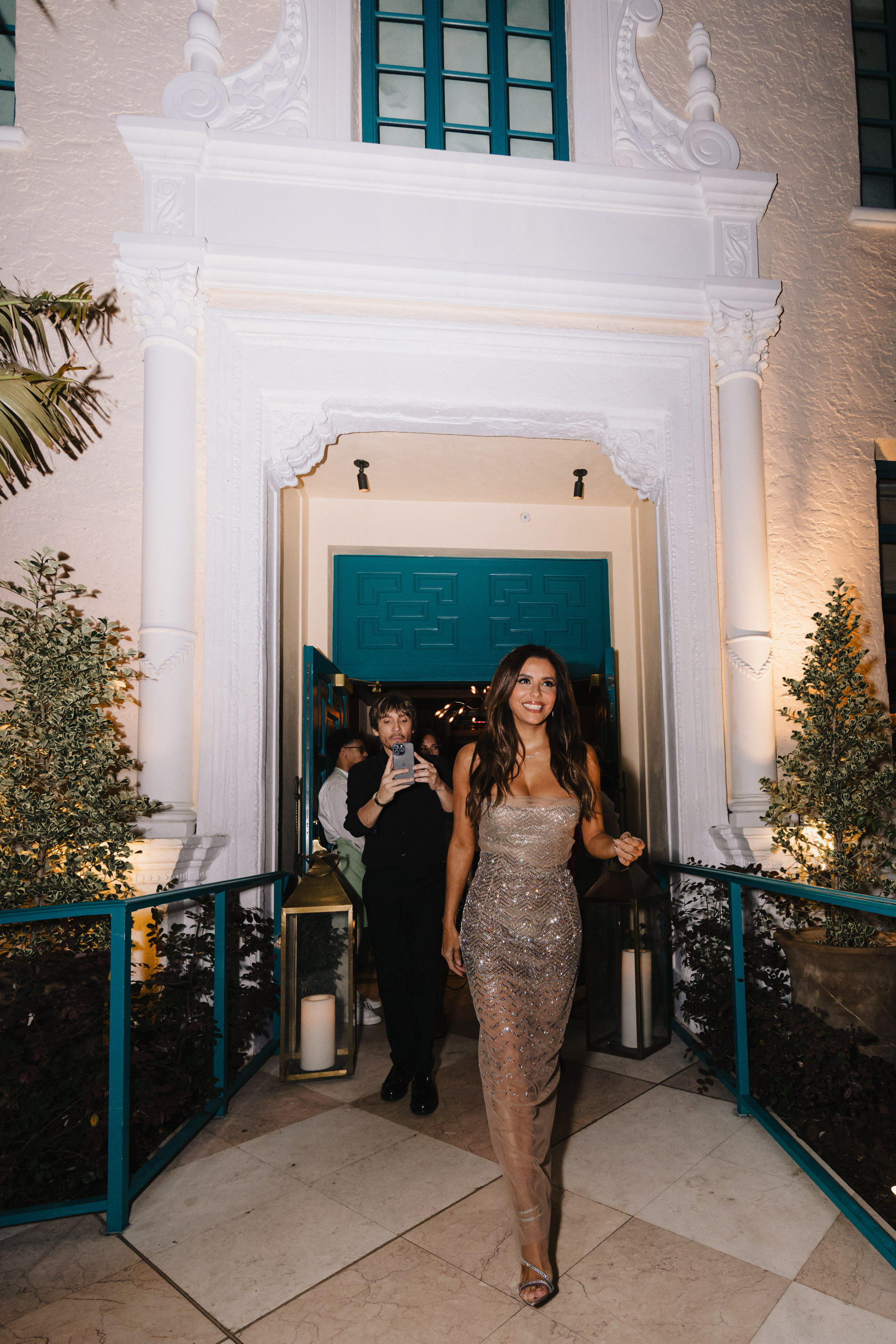 Eva Longoria at Casadonna in Miami.