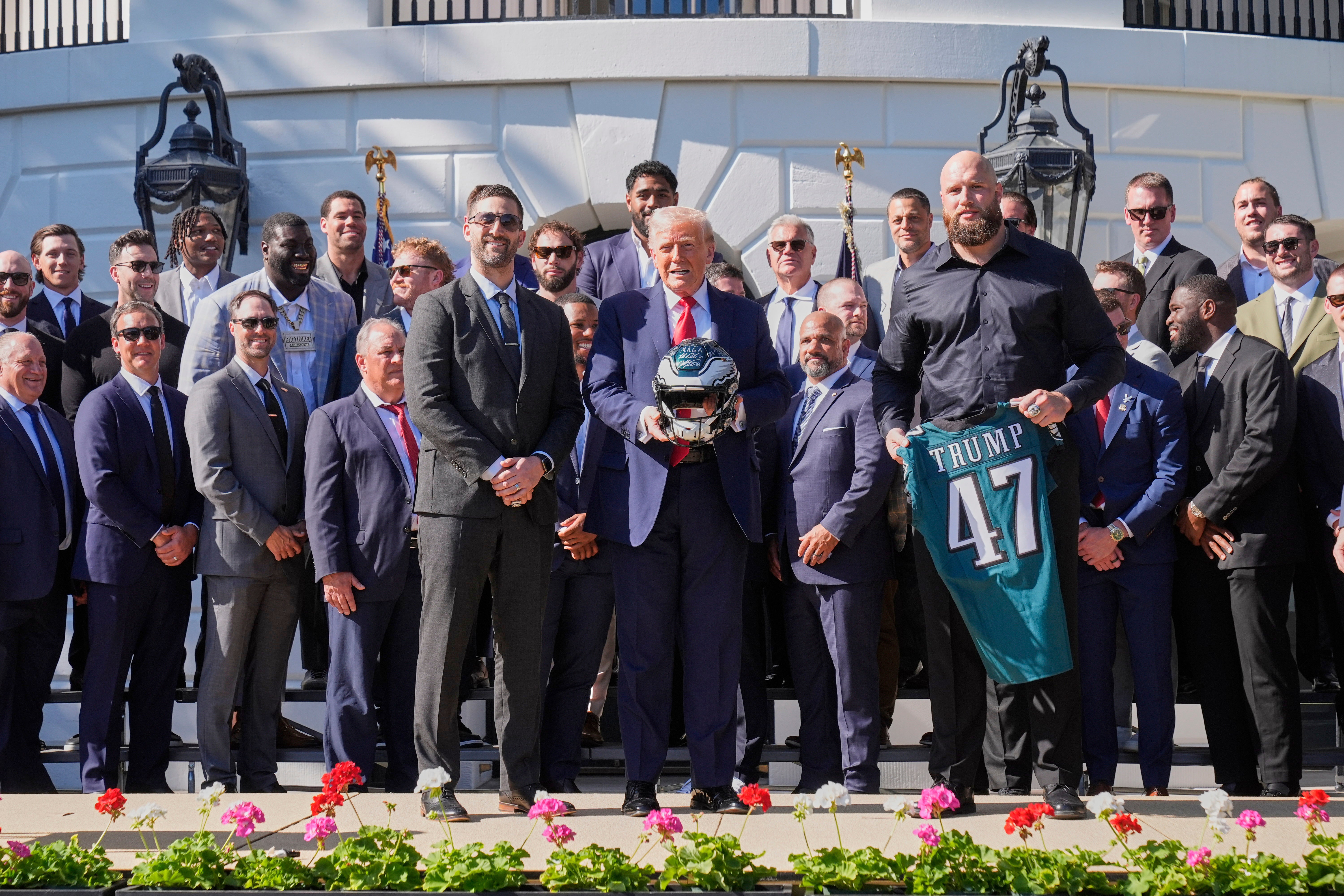 Trump celebra a los campeones Eagles en la Casa Blanca, pero sin Jalen  Hurts | Independent Español