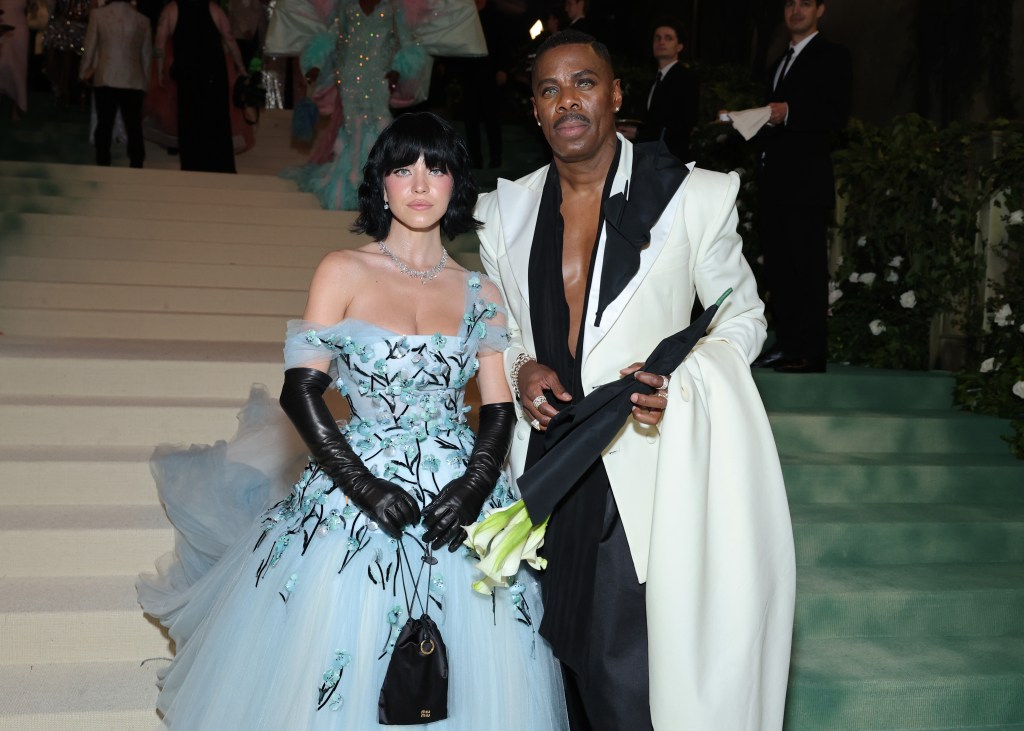Sydney Sweeney and Colman Domingo attend The 2024 Met Gala. 